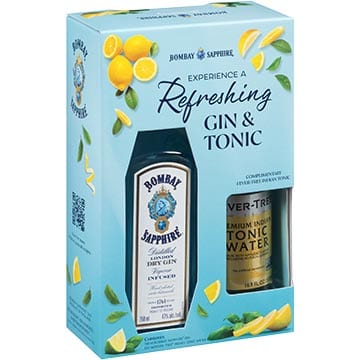 Bombay Sapphire Gin Gift Set with Premium Indian Tonic Water