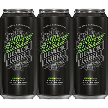 Mountain Dew Black Label | GotoLiquorStore