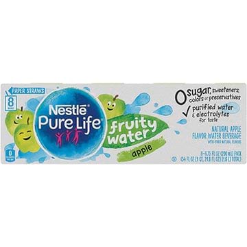 Nestle Pure Life Fruity Water Apple Flavor