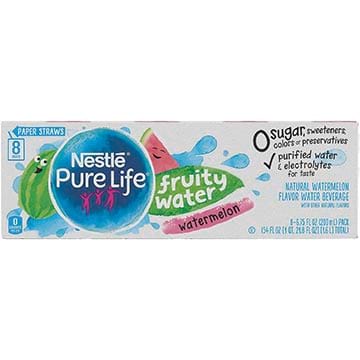Nestle Pure Life Fruity Water Watermelon Flavor