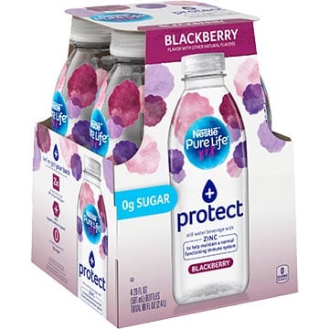 Nestle Pure Life + Protect with Zinc Blackberry Flavor