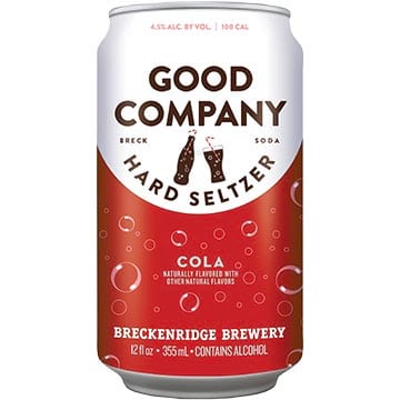 Breckenridge Good Company Cola Soda Hard Seltzer