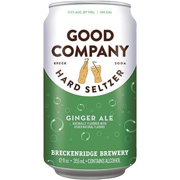 Breckenridge Good Company Ginger Ale Soda Hard Seltzer
