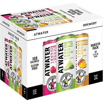 Atwater Spiked Sparkling Water Variety Pack