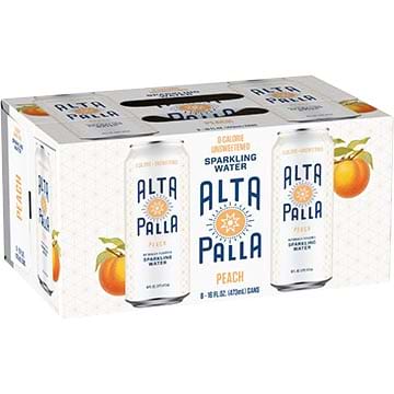 Alta Palla Peach Sparkling Water