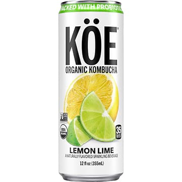 Koe Organic Lemon Lime Kombucha