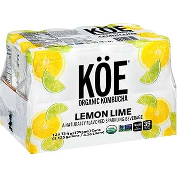 Koe Organic Lemon Lime Kombucha
