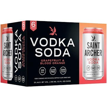 Saint Archer Vodka Soda Grapefruit & Blood Orange