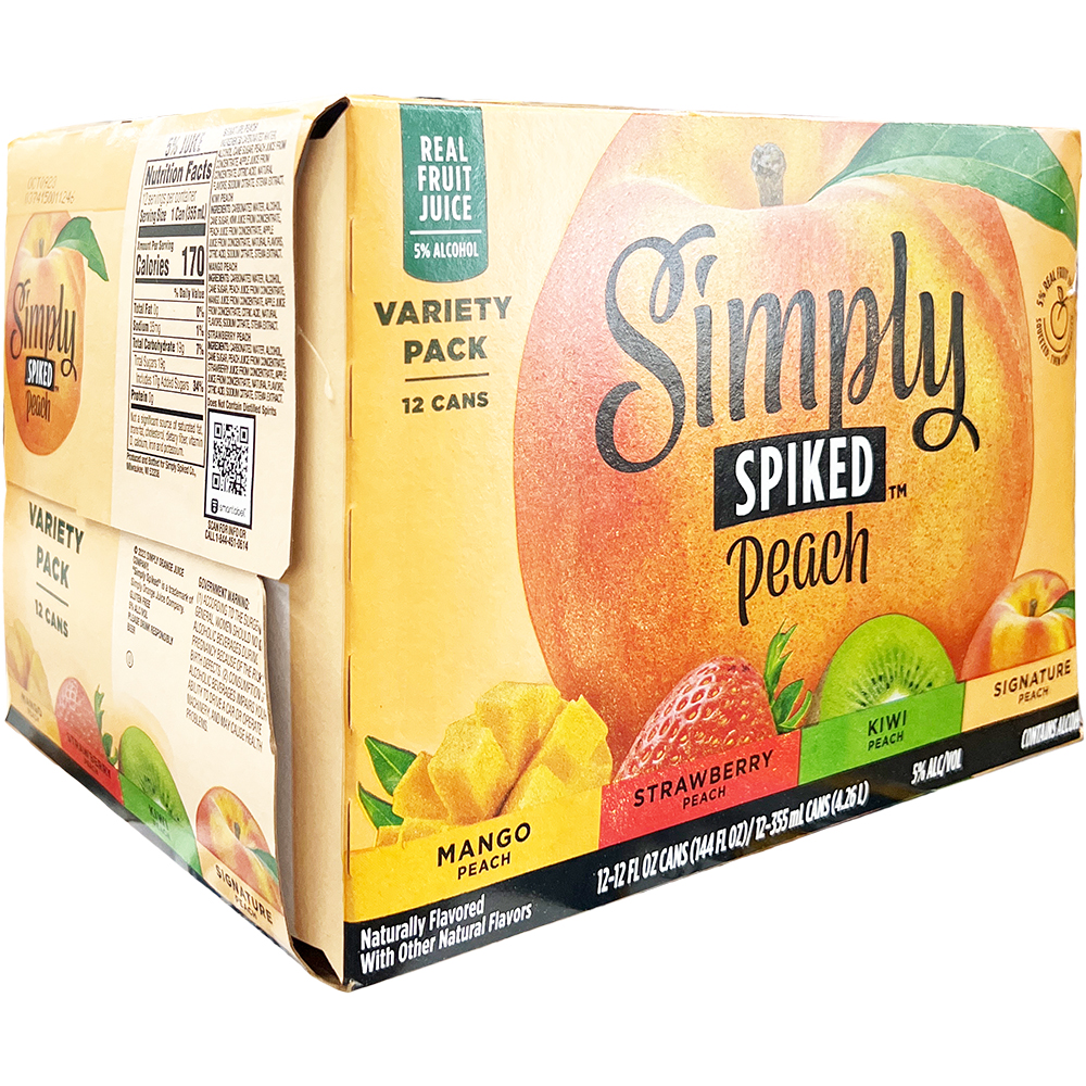 Simply Spiked Peach Variety Pack | GotoLiquorStore