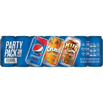 Pepsi Soda 3 Flavor Party Pack | GotoLiquorStore
