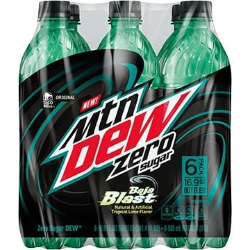 Mountain Dew Baja Blast Zero Sugar