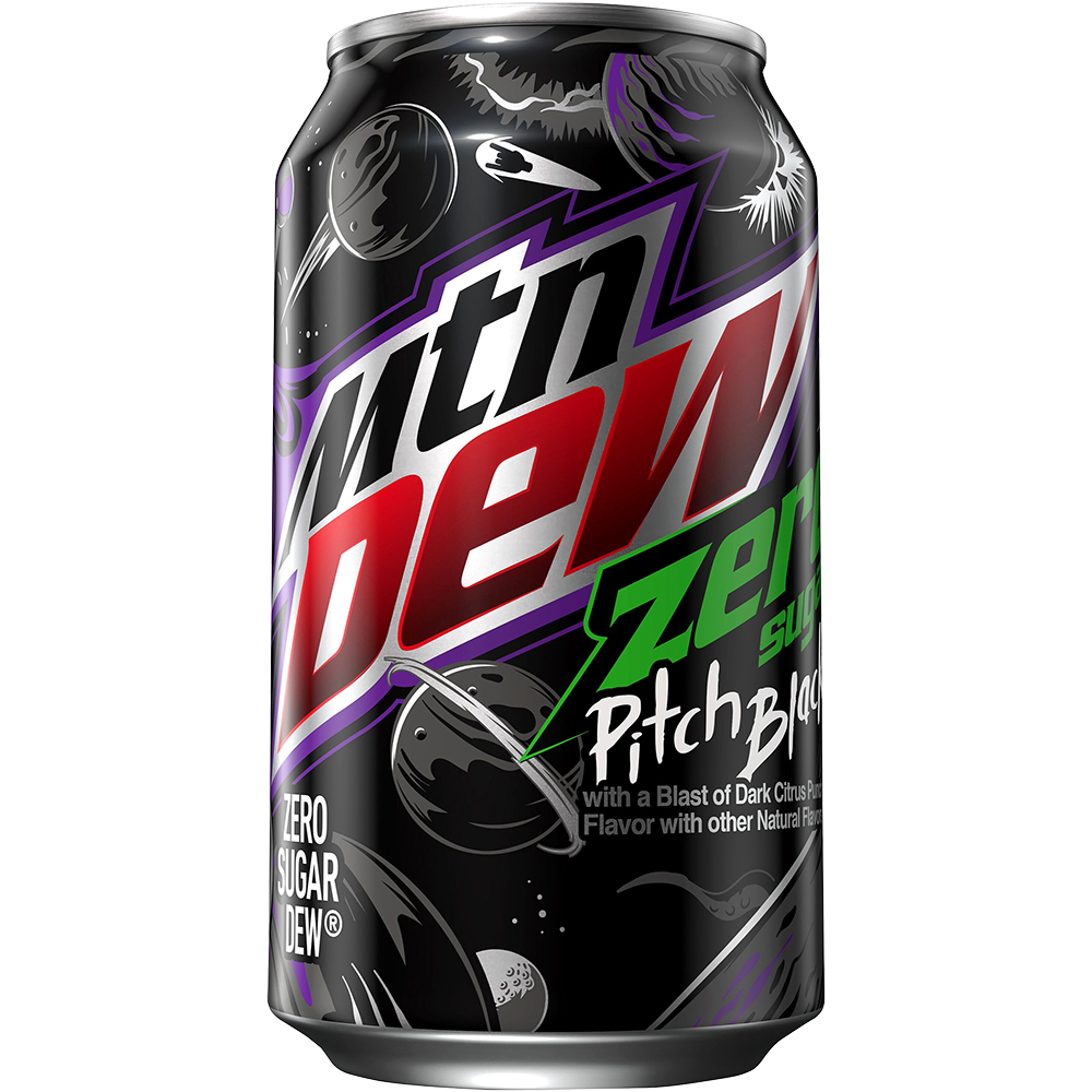 Mountain Dew Pitch Black Zero Sugar | GotoLiquorStore