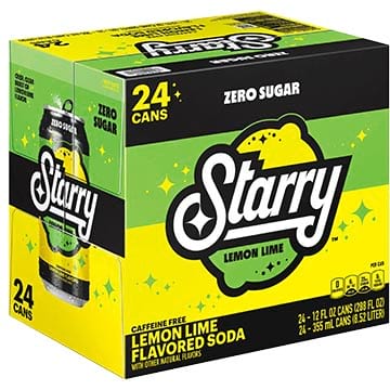 Starry Zero Sugar Lemon Lime