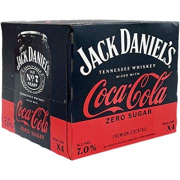 Jack Daniel's Whiskey & Zero Sugar Coca-Cola