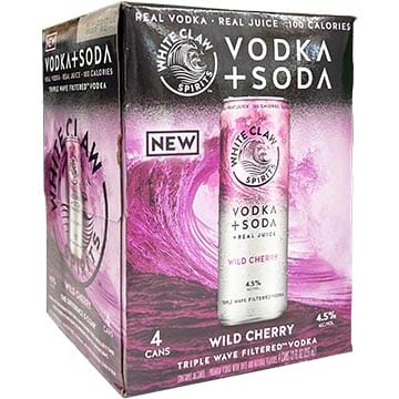 White Claw Vodka Soda Wild Cherry