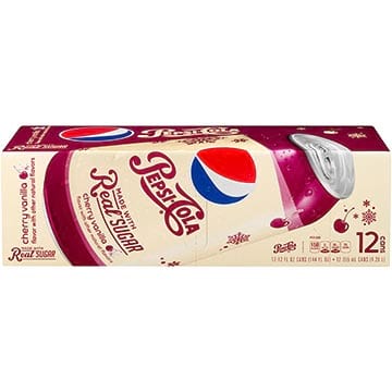 Pepsi Cherry Vanilla with Real Sugar Cola