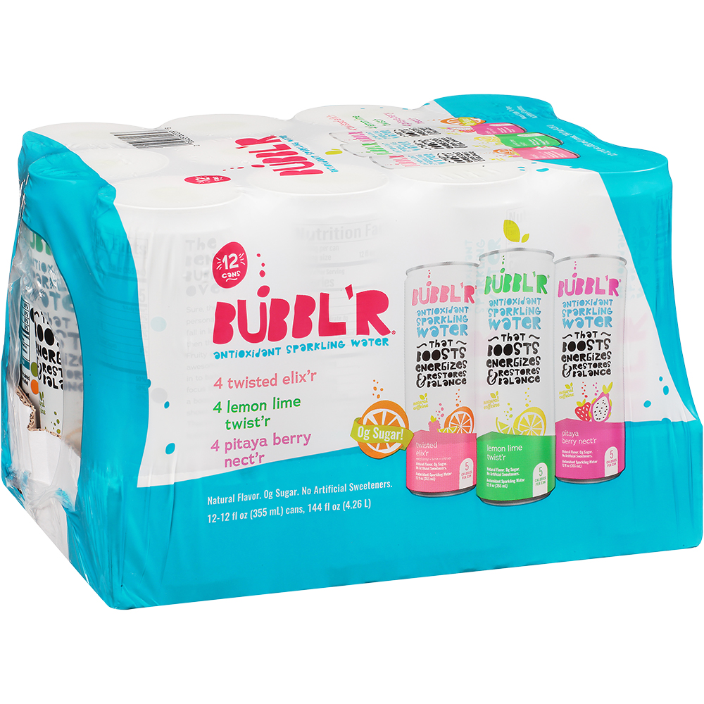 Bubblr Antioxidant Sparkling Water Variety Pack Gotoliquorstore 2276