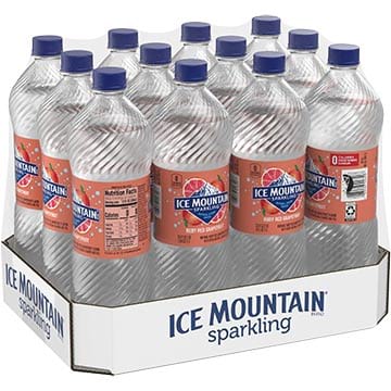 Ice Mountain Ruby Red Grapefruit Sparkling Water