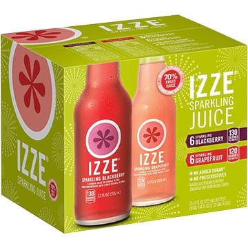 Izze Sparkling Juice 2 Flavor Variety Pack