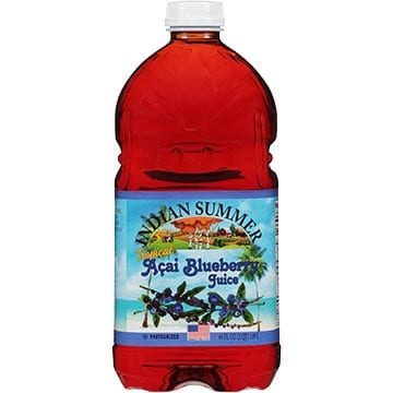 Indian Summer Tropical Acai Blueberry Juice