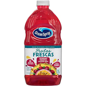Ocean Spray Frutas Frescas Cranberry Pineapple Passion Fruit Juice