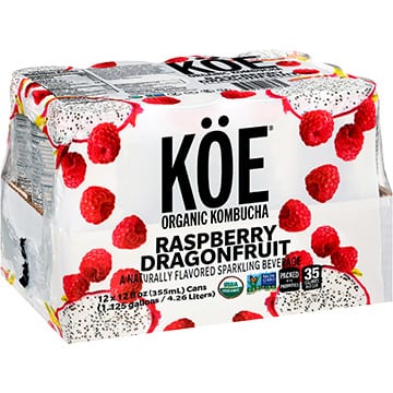Koe Organic Raspberry Dragonfruit Kombucha