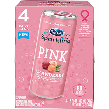 Ocean Spray Sparkling Pink Cranberry Juice