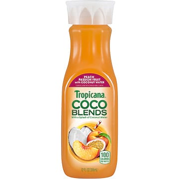 Tropicana Coco Blends Peach Passion Fruit with Coconut Water