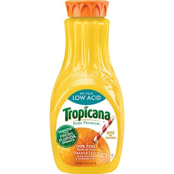 Tropicana Pure Premium No Pulp Low Acid