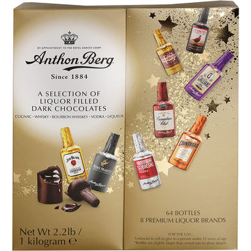 Anthon Berg 64-Piece Liqueur Filled Chocolates Gift Box