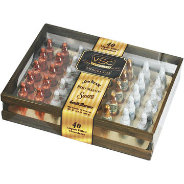 VSC 40 Liquor Filled Chocolates Gift Wooden Box