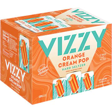 Vizzy Orange Cream Pop Hard Seltzer