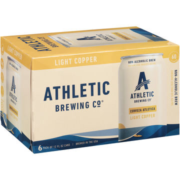 Athletic Brewing Cerveza Atletica Non-Alcoholic Light Copper