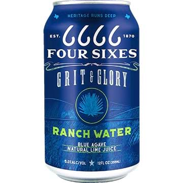 Four Sixes Grit & Glory Ranch Water Blue Agave Lime