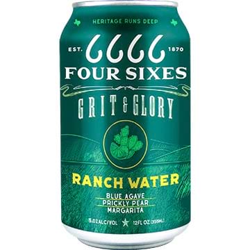 Four Sixes Grit & Glory Ranch Water Prickly Pear Margarita