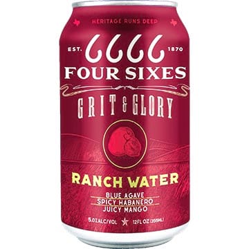 Four Sixes Grit & Glory Ranch Water Habanero Mango