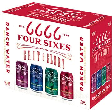 Four Sixes Grit & Glory Ranch Water Variety Pack