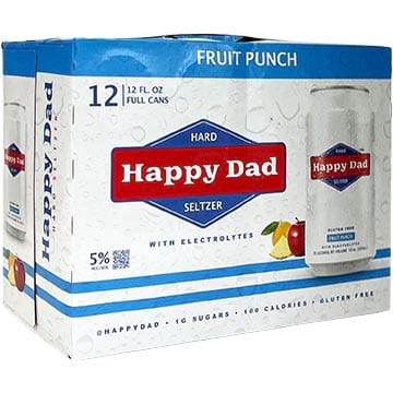 Happy Dad Fruit Punch Hard Seltzer