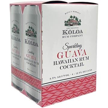 Koloa Sparkling Guava Hawaiian Rum Cocktail