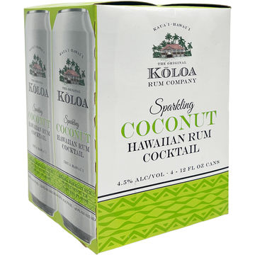 Koloa Sparkling Coconut Hawaiian Rum Cocktail | GotoLiquorStore