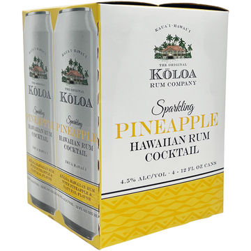 Koloa Sparkling Pineapple Hawaiian Rum Cocktail