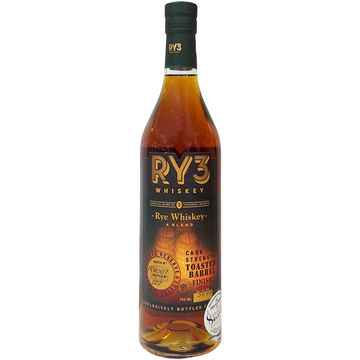 RY3 Toasted Barrel Finish Rye Whiskey