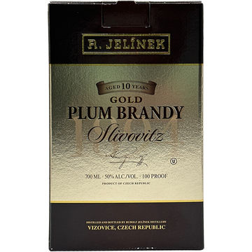 R. Jelinek 10 Year Old Gold Slivovitz Plum Brandy