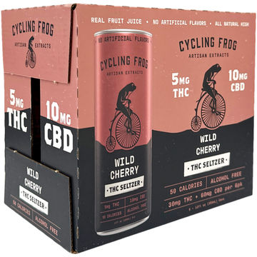 Cycling Frog Wild Cherry THC Seltzer