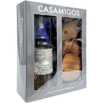Casamigos Cristalino Reposado Tequila Gift Set with Coasters