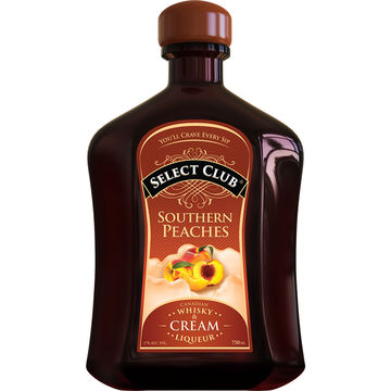 Select Club Southern Peaches Whiskey & Cream Liqueur
