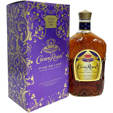 Crown Royal Fine Deluxe Blended Canadian Whiskey with Holiday Bag