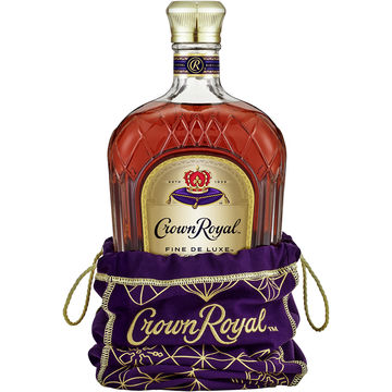 Crown Royal Fine Deluxe Blended Canadian Whiskey with Holiday Bag