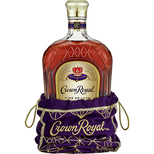 Picture of Crown Royal Fine Deluxe Blended Canadian Whiskey with Holiday Bag