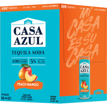 Casa Azul Peach Mango Tequila Soda
